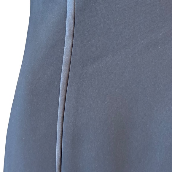 Aidan Mattox Black Mesh Trim Dress - Picture 6 of 8